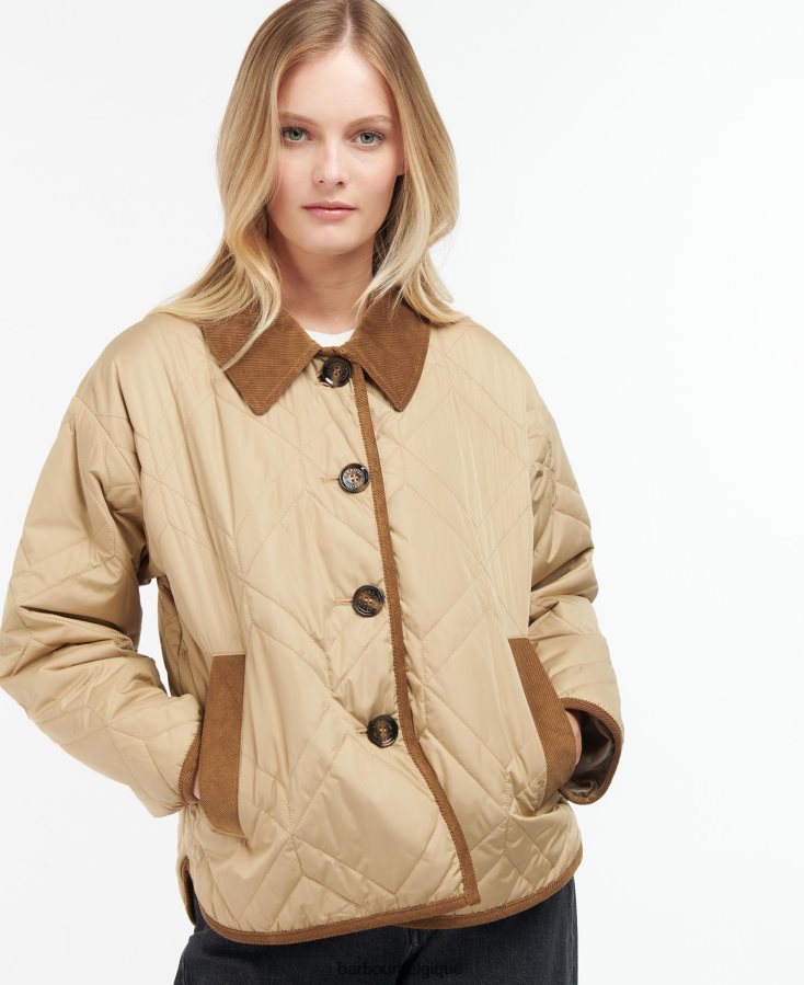 vêtements Barbour veste matelassée barrhead marine foncé/peuplier ancien femmes T2L6ZP1493