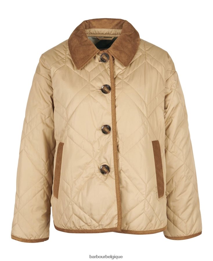 vêtements Barbour veste matelassée barrhead marine foncé/peuplier ancien femmes T2L6ZP1493