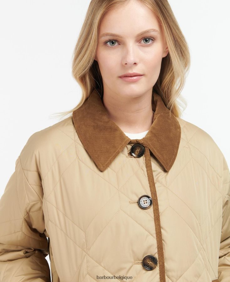 vêtements Barbour veste matelassée barrhead marine foncé/peuplier ancien femmes T2L6ZP1493