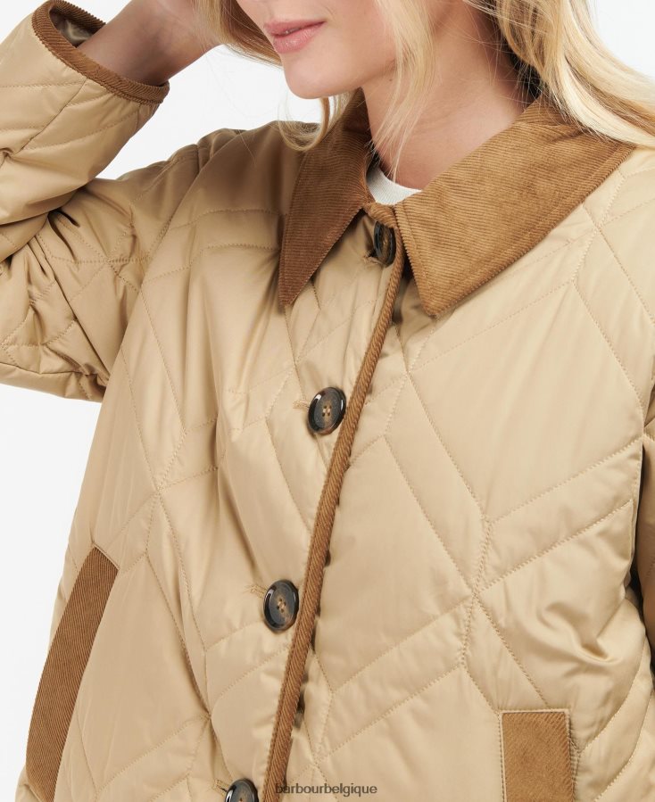 vêtements Barbour veste matelassée barrhead marine foncé/peuplier ancien femmes T2L6ZP1493