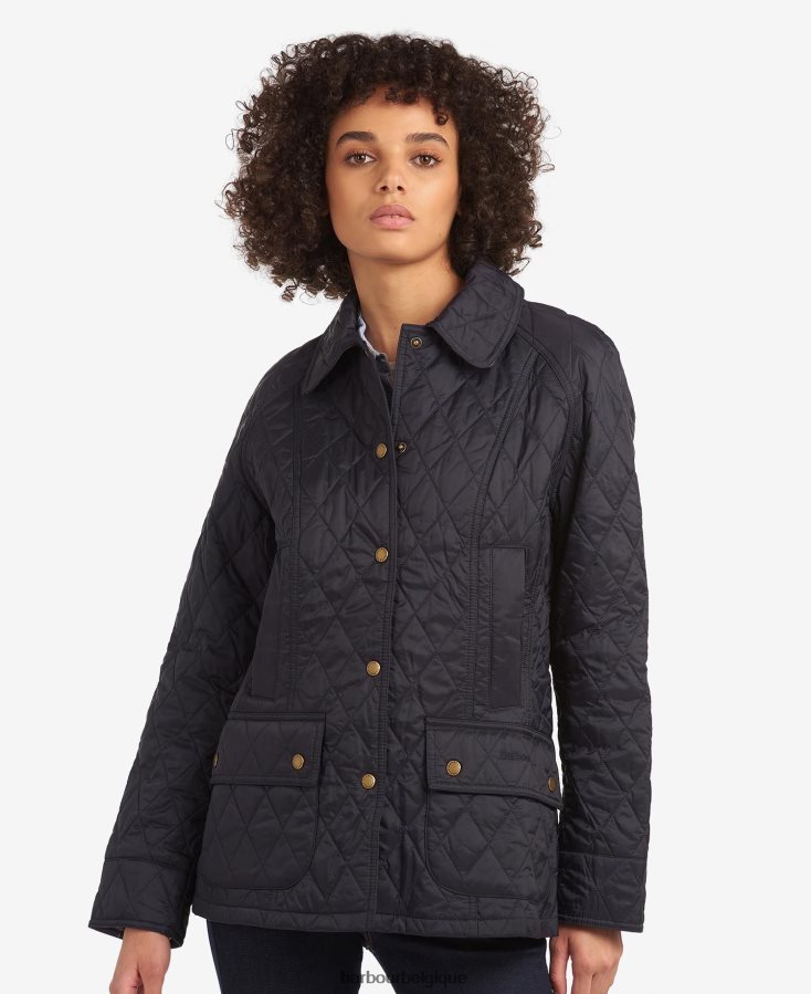 vêtements Barbour veste matelassée beadnell d'été perle femmes T2L6ZP1480