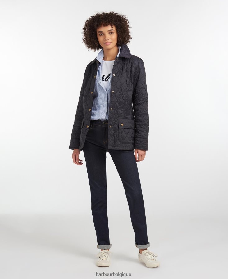 vêtements Barbour veste matelassée beadnell d\'été perle femmes T2L6ZP1480