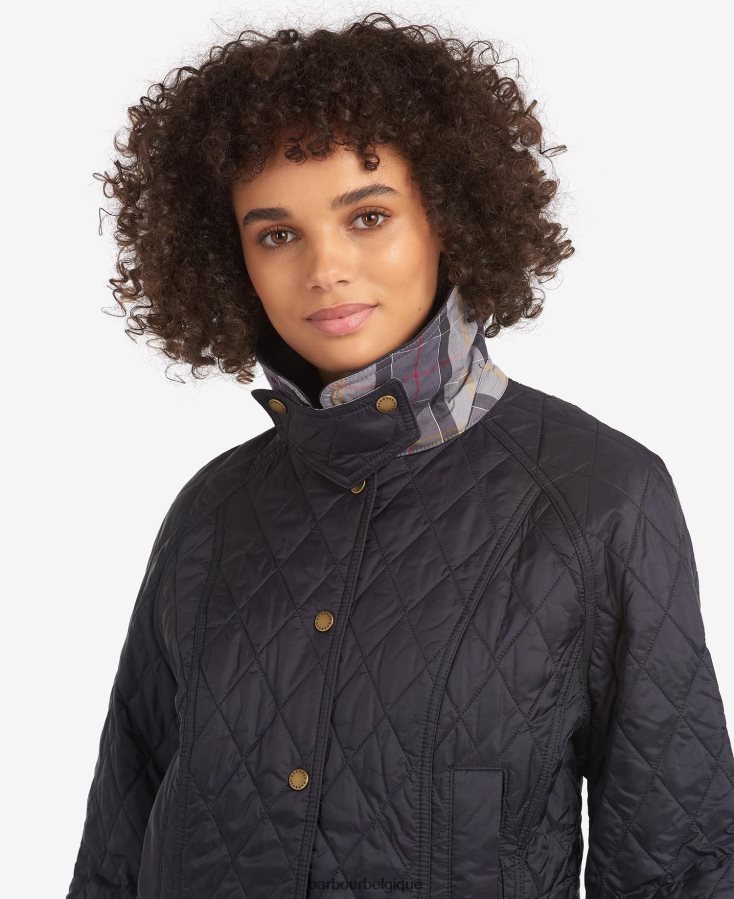vêtements Barbour veste matelassée beadnell d\'été perle femmes T2L6ZP1480
