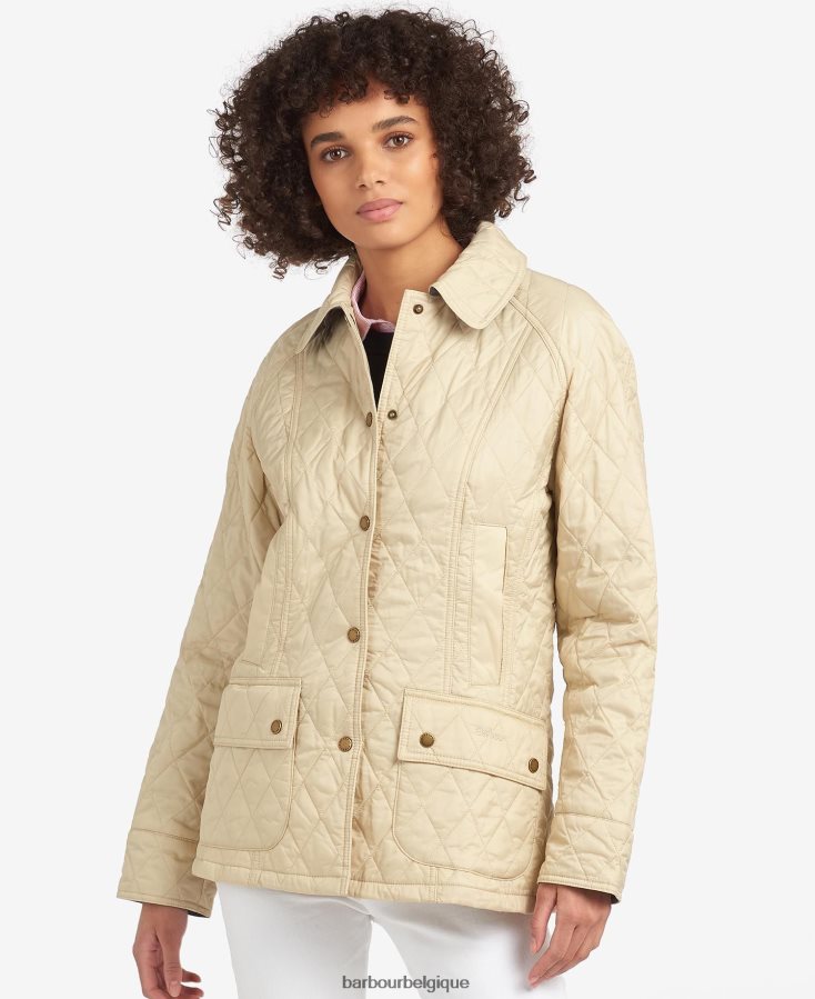 vêtements Barbour veste matelassée beadnell d\'été perle femmes T2L6ZP1497