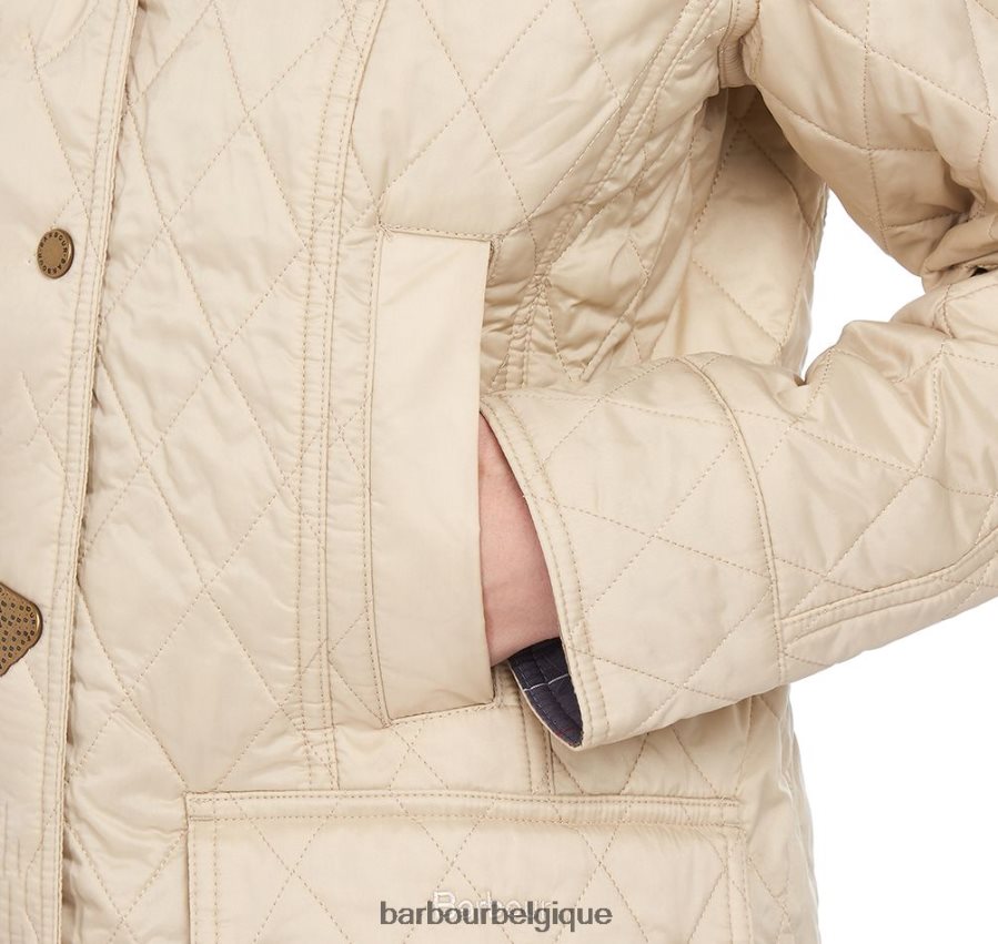 vêtements Barbour veste matelassée beadnell d\'été perle femmes T2L6ZP1497