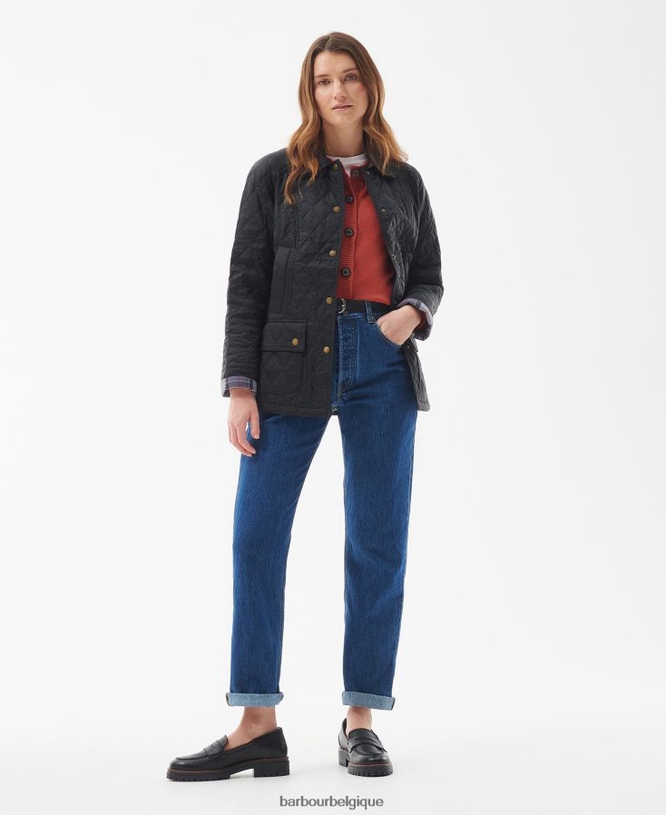 vêtements Barbour veste matelassée beadnell d\'été perle femmes T2L6ZP1504