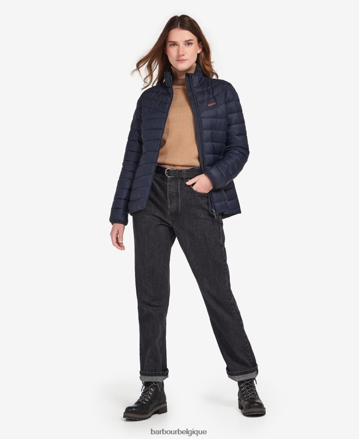 vêtements Barbour veste matelassée blencarn feu/bleu marine/robe femmes T2L6ZP1499