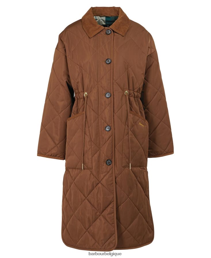 vêtements Barbour veste matelassée bonnyrigg bronzage chaud/silencieux femmes T2L6ZP1428
