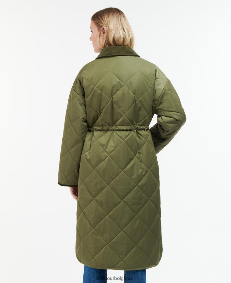 vêtements Barbour veste matelassée bonnyrigg bronzage chaud/silencieux femmes T2L6ZP1450