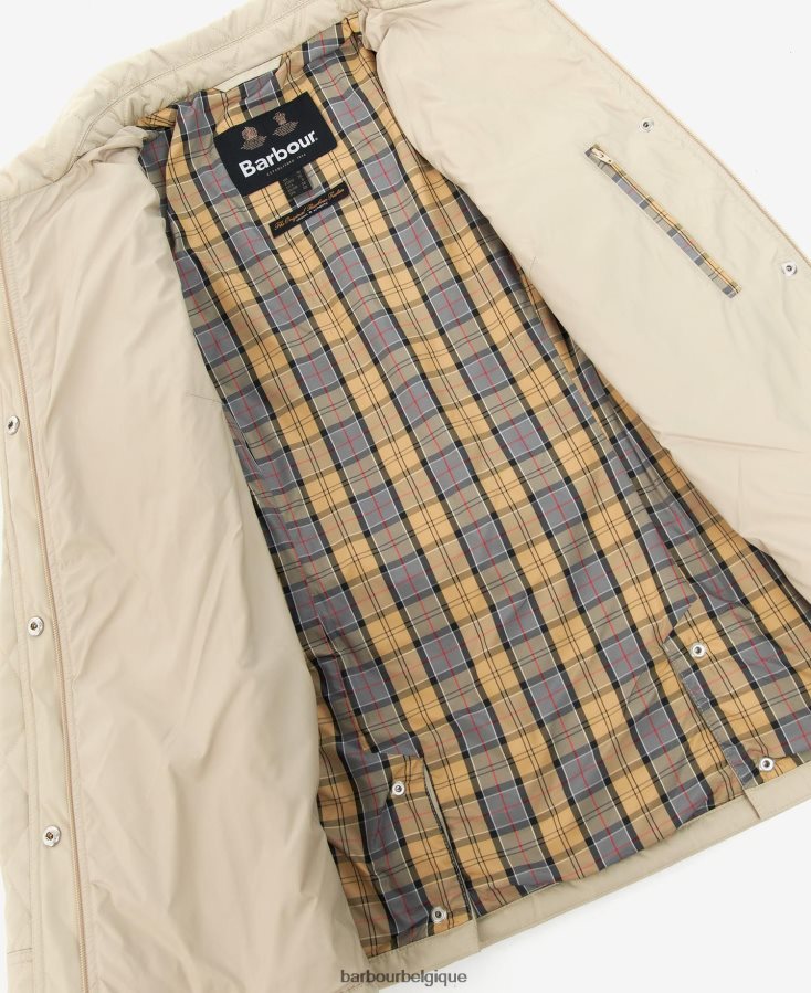 vêtements Barbour veste matelassée à ceinture olive/antique femmes T2L6ZP1478