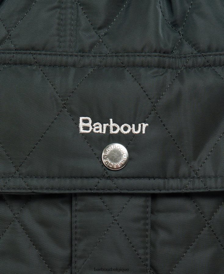 vêtements Barbour veste matelassée à ceinture olive/antique femmes T2L6ZP1488