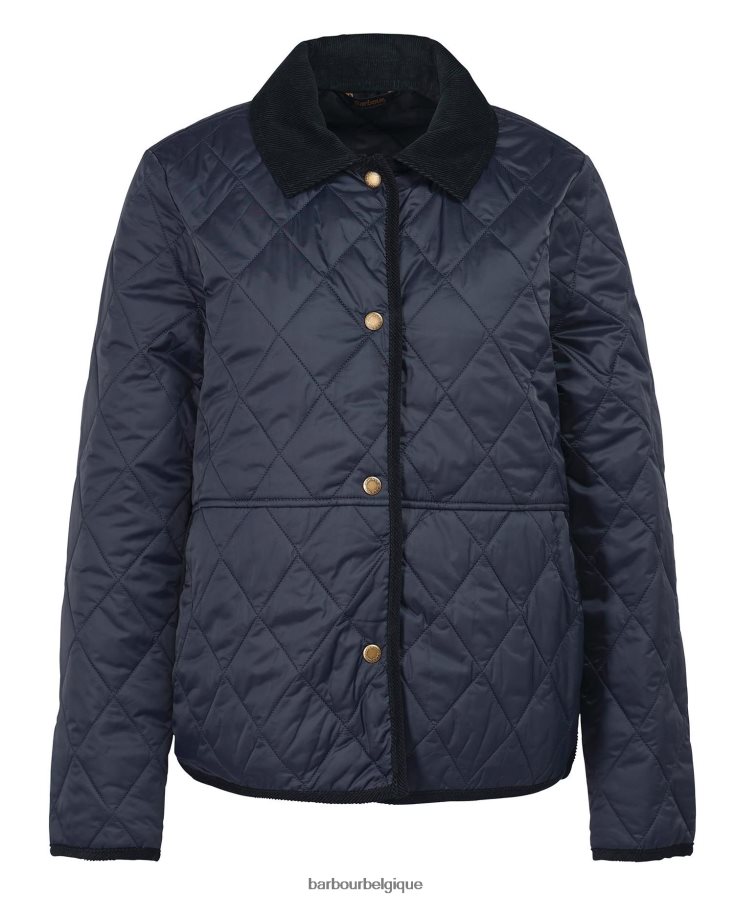 vêtements Barbour veste matelassée clydebank noir femmes T2L6ZP1439
