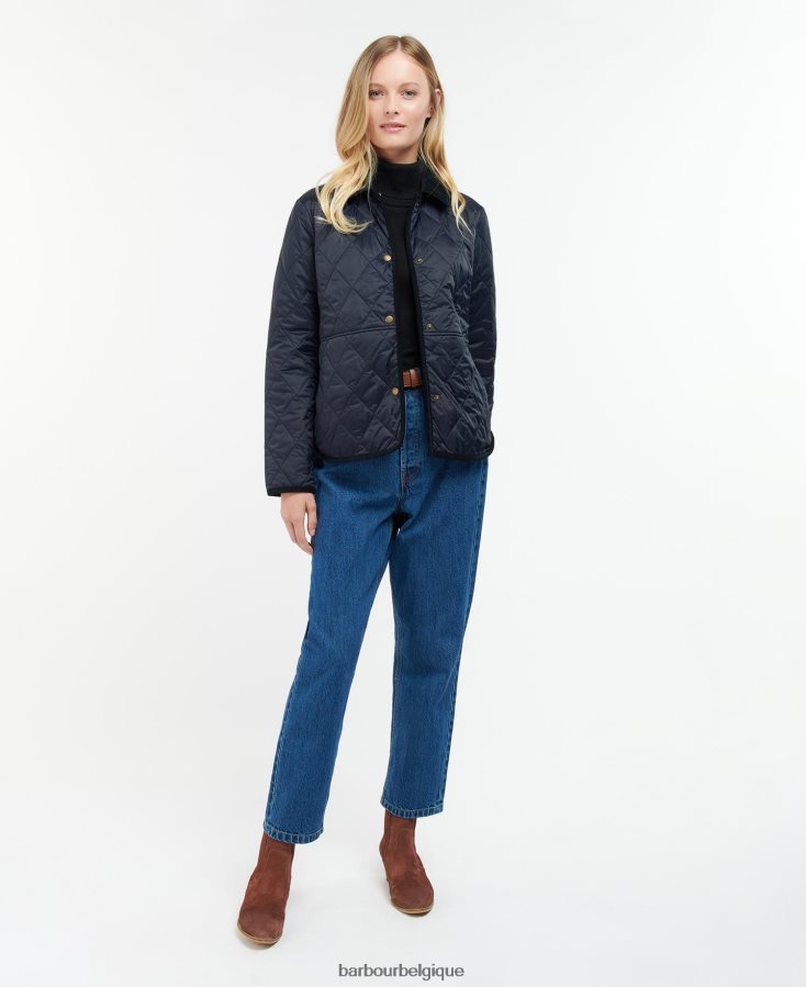 vêtements Barbour veste matelassée clydebank noir femmes T2L6ZP1439