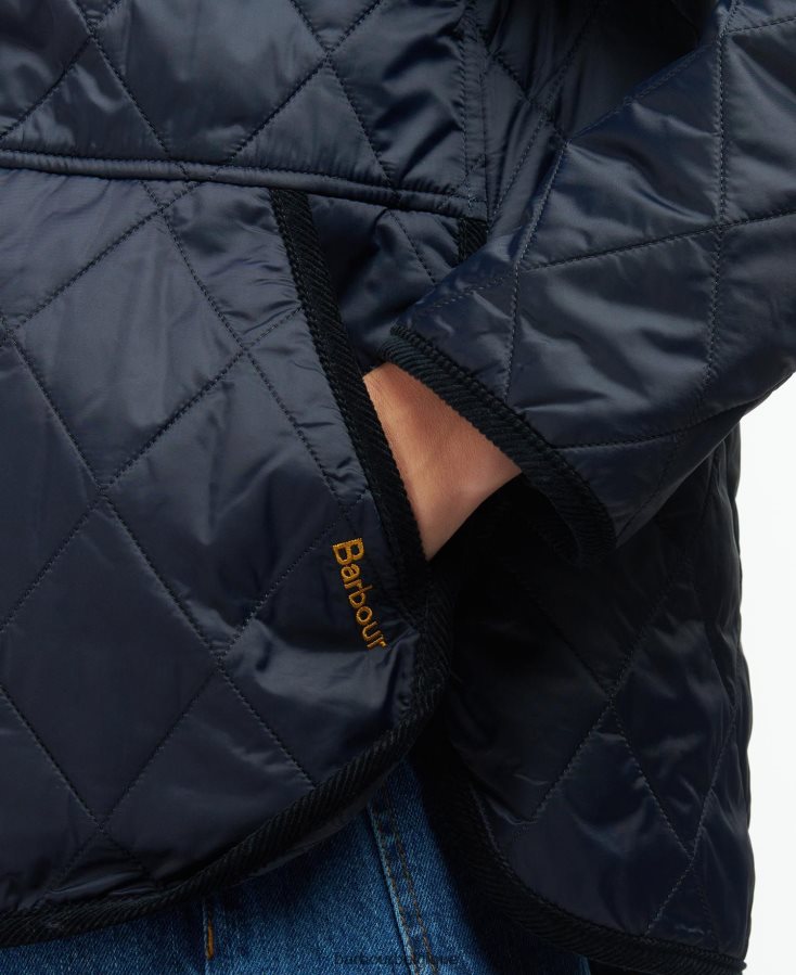 vêtements Barbour veste matelassée clydebank noir femmes T2L6ZP1439