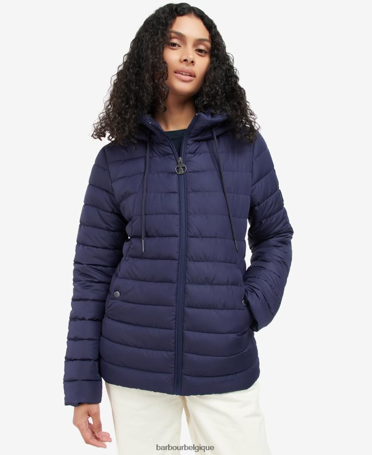 vêtements Barbour veste matelassée coraline poinçon rose femmes T2L6ZP1423