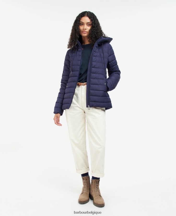 vêtements Barbour veste matelassée coraline poinçon rose femmes T2L6ZP1423