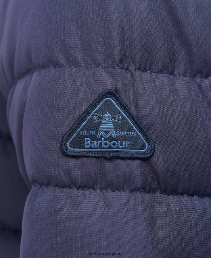 vêtements Barbour veste matelassée coraline poinçon rose femmes T2L6ZP1423