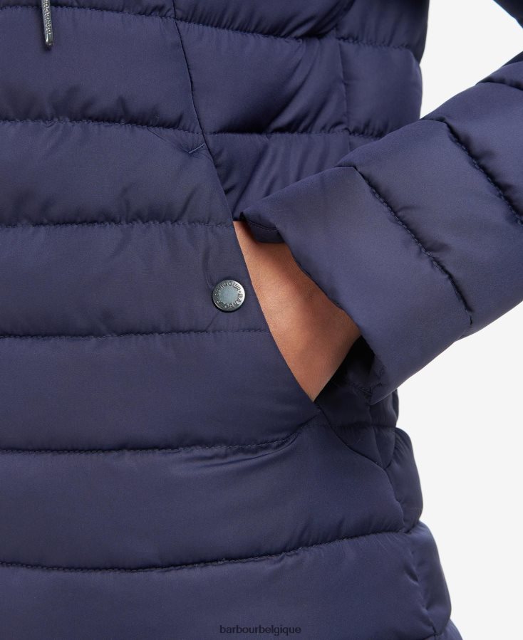 vêtements Barbour veste matelassée coraline poinçon rose femmes T2L6ZP1423