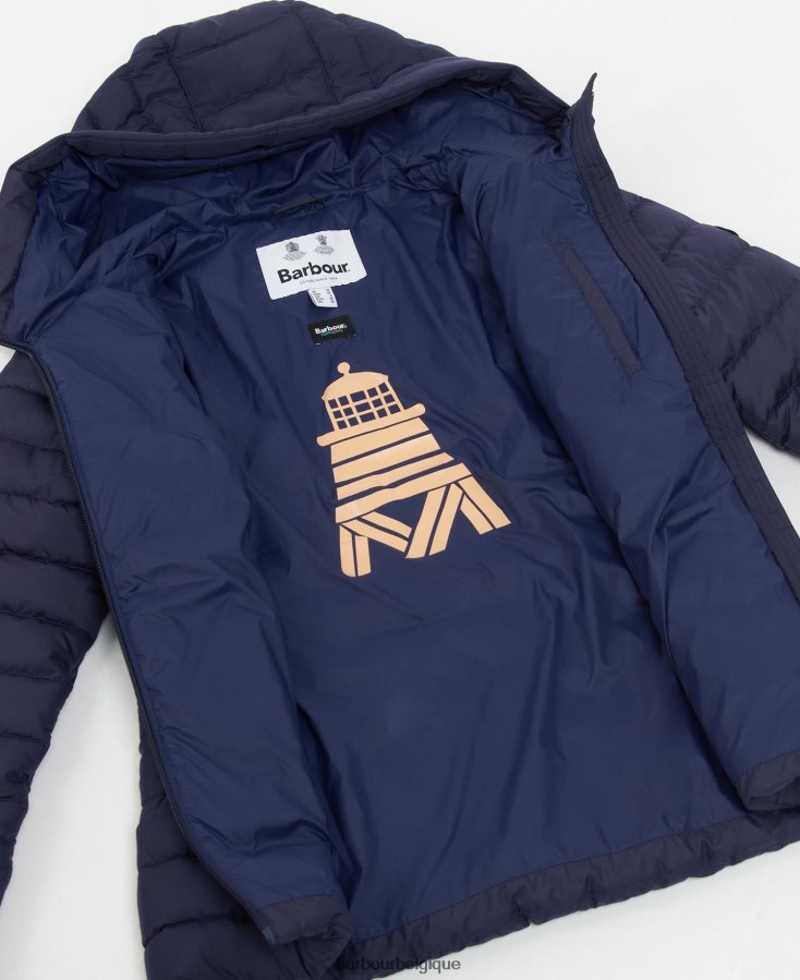 vêtements Barbour veste matelassée coraline poinçon rose femmes T2L6ZP1423