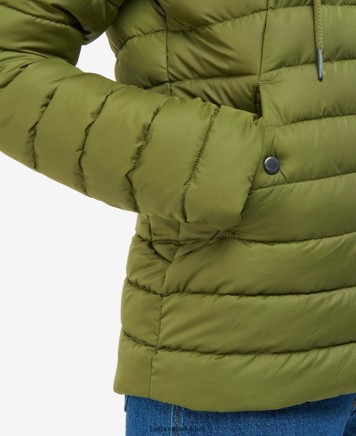 vêtements Barbour veste matelassée coraline poinçon rose femmes T2L6ZP1467