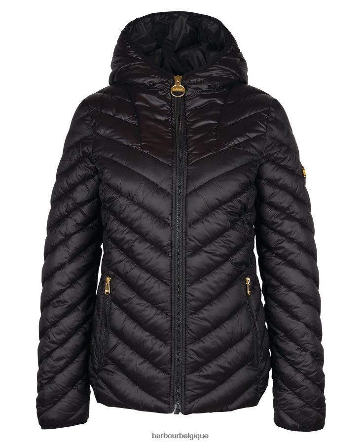 vêtements Barbour veste matelassée cosford noir classique femmes T2L6ZP1487