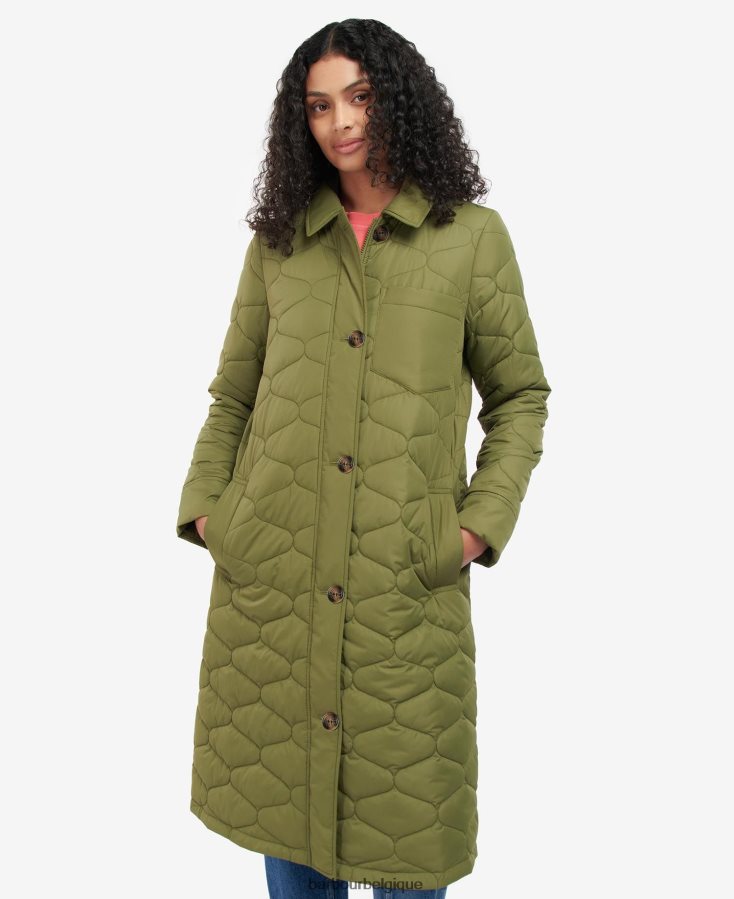 vêtements Barbour veste matelassée daria tranchée légère femmes T2L6ZP1420