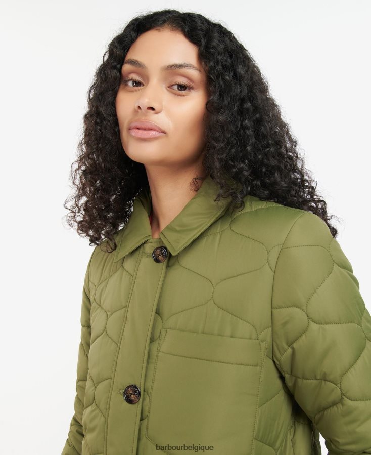 vêtements Barbour veste matelassée daria tranchée légère femmes T2L6ZP1420