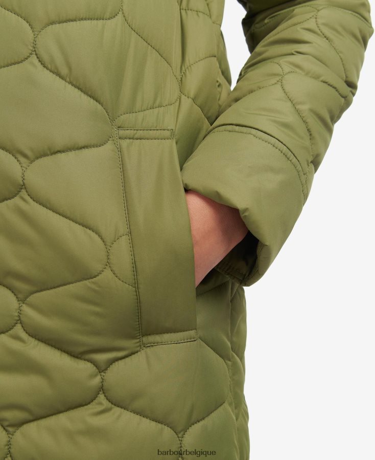 vêtements Barbour veste matelassée daria tranchée légère femmes T2L6ZP1420
