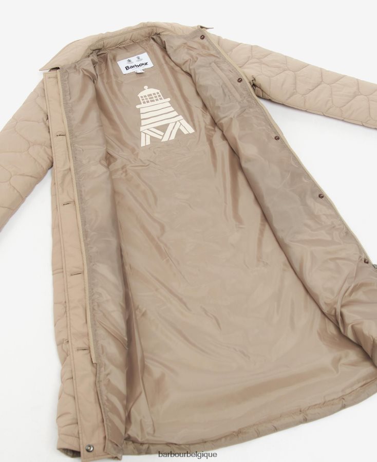 vêtements Barbour veste matelassée daria tranchée légère femmes T2L6ZP1434
