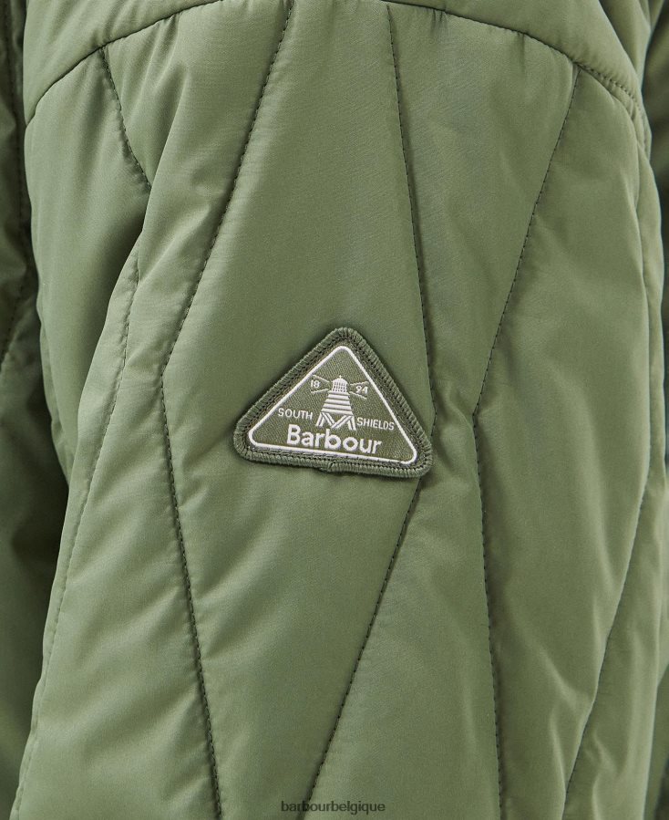 vêtements Barbour veste matelassée delphinium olivine femmes T2L6ZP1401