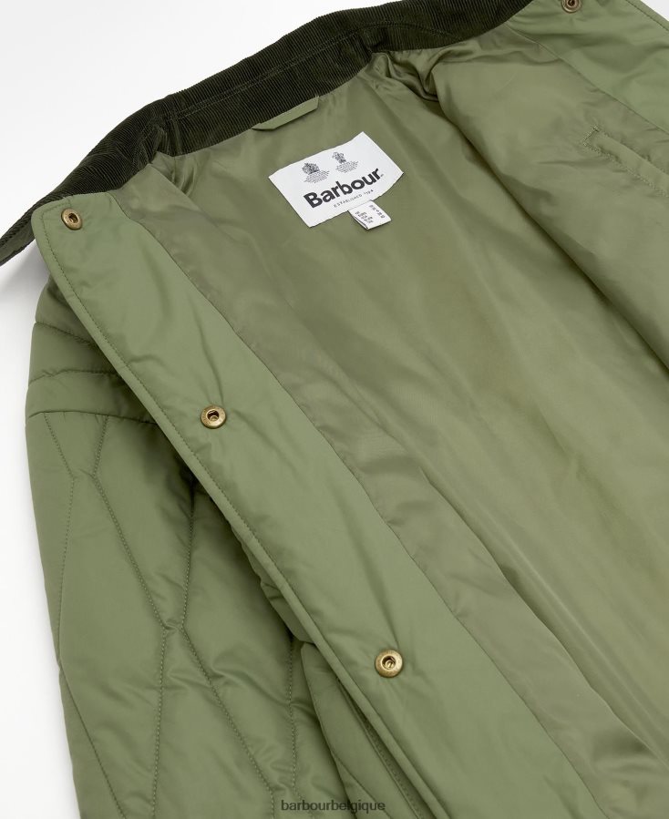 vêtements Barbour veste matelassée delphinium olivine femmes T2L6ZP1401