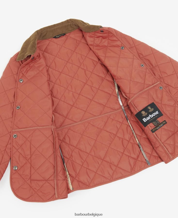 vêtements Barbour veste matelassée deveron marine/rose pâle femmes T2L6ZP1444