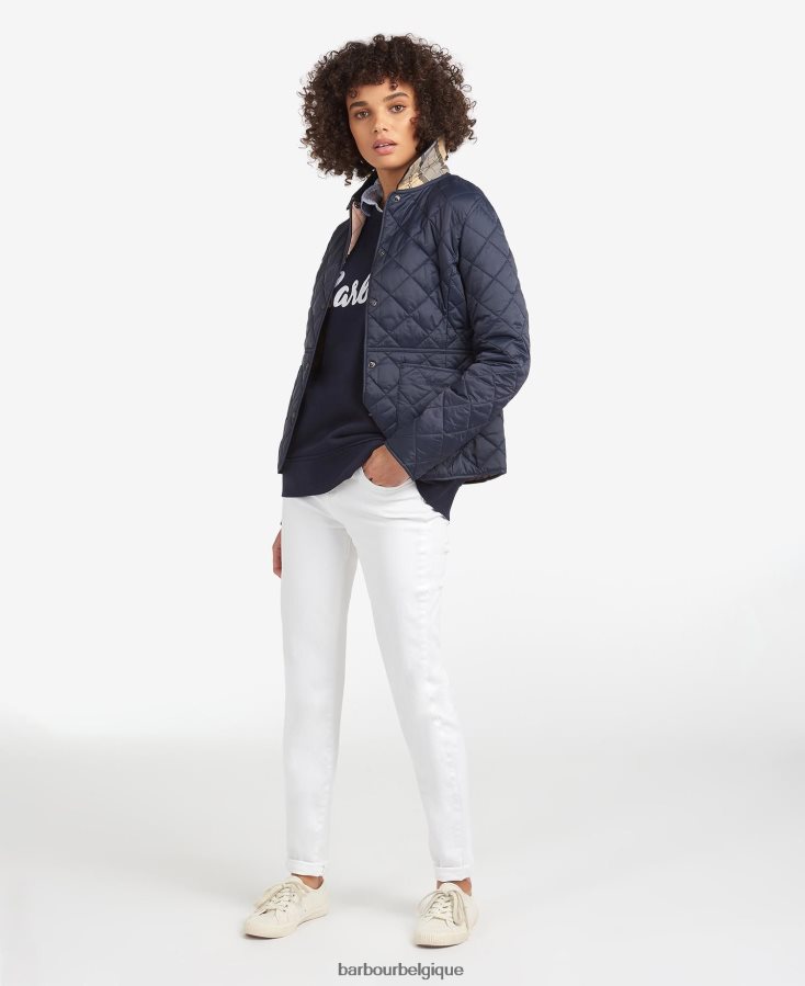 vêtements Barbour veste matelassée deveron olive noire femmes T2L6ZP1413