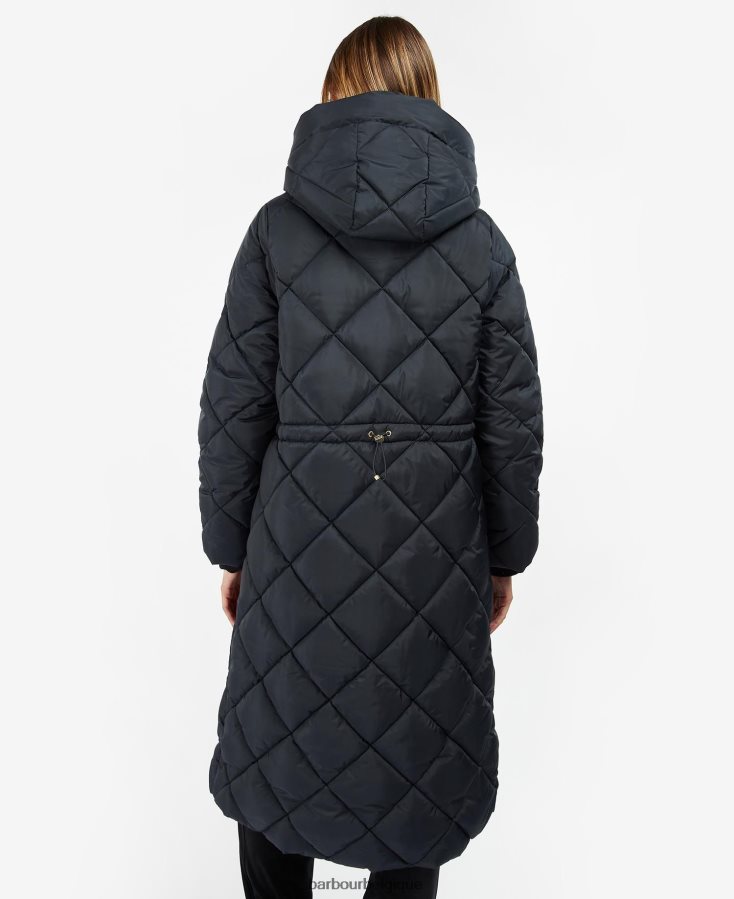 vêtements Barbour veste matelassée gotland noir classique femmes T2L6ZP1440