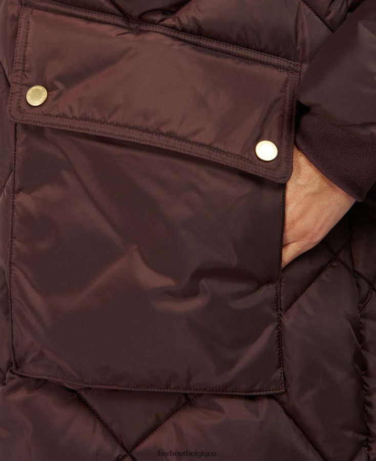 vêtements Barbour veste matelassée gotland noir classique femmes T2L6ZP1503