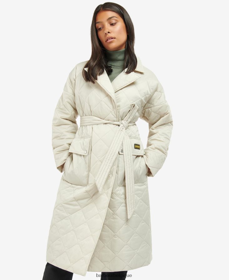 vêtements Barbour veste matelassée harewood brume femmes T2L6ZP1454