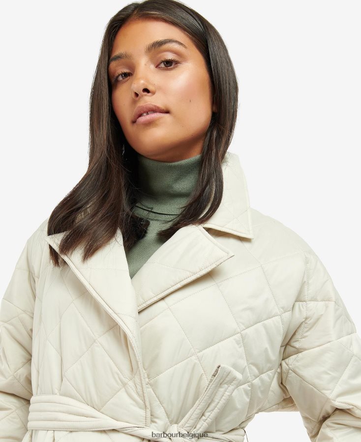 vêtements Barbour veste matelassée harewood brume femmes T2L6ZP1454