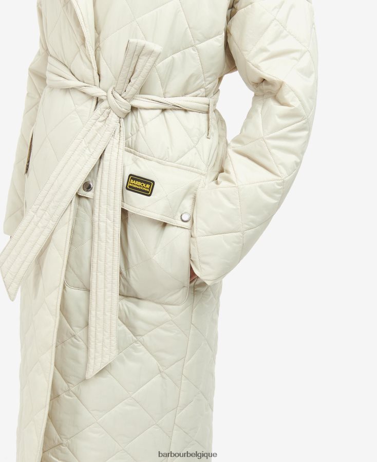 vêtements Barbour veste matelassée harewood brume femmes T2L6ZP1454