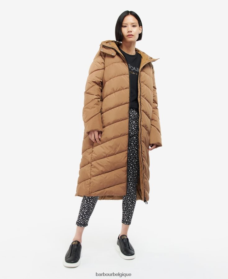 vêtements Barbour veste matelassée homerun cendre brûlée femmes T2L6ZP1522