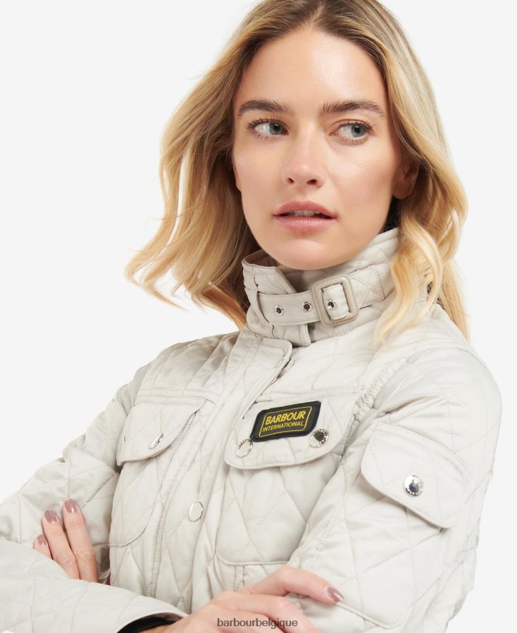 vêtements Barbour veste matelassée internationale vert minuit femmes T2L6ZP1510