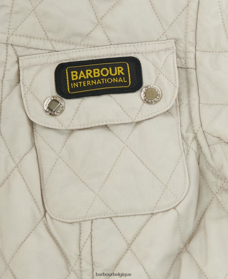 vêtements Barbour veste matelassée internationale vert minuit femmes T2L6ZP1510