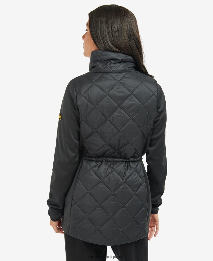 vêtements Barbour veste matelassée jensons vert minuit femmes T2L6ZP1489