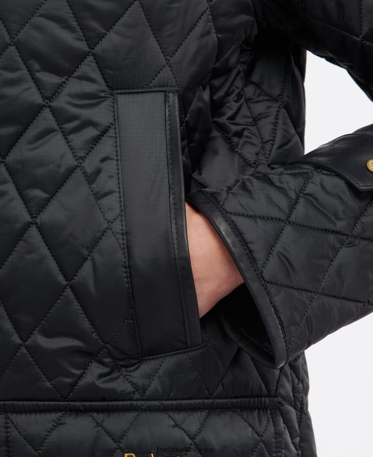 vêtements Barbour veste matelassée kelham noir/ancien femmes T2L6ZP1412