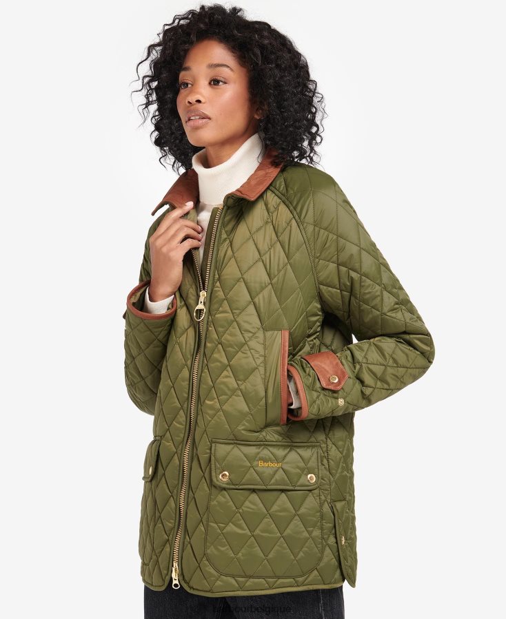 vêtements Barbour veste matelassée kelham noir/ancien femmes T2L6ZP1462