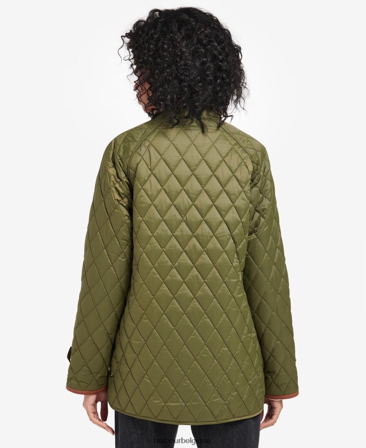 vêtements Barbour veste matelassée kelham noir/ancien femmes T2L6ZP1462