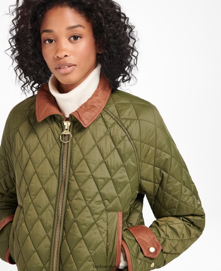 vêtements Barbour veste matelassée kelham noir/ancien femmes T2L6ZP1462