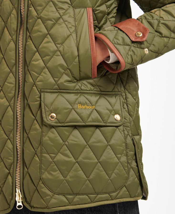 vêtements Barbour veste matelassée kelham noir/ancien femmes T2L6ZP1462