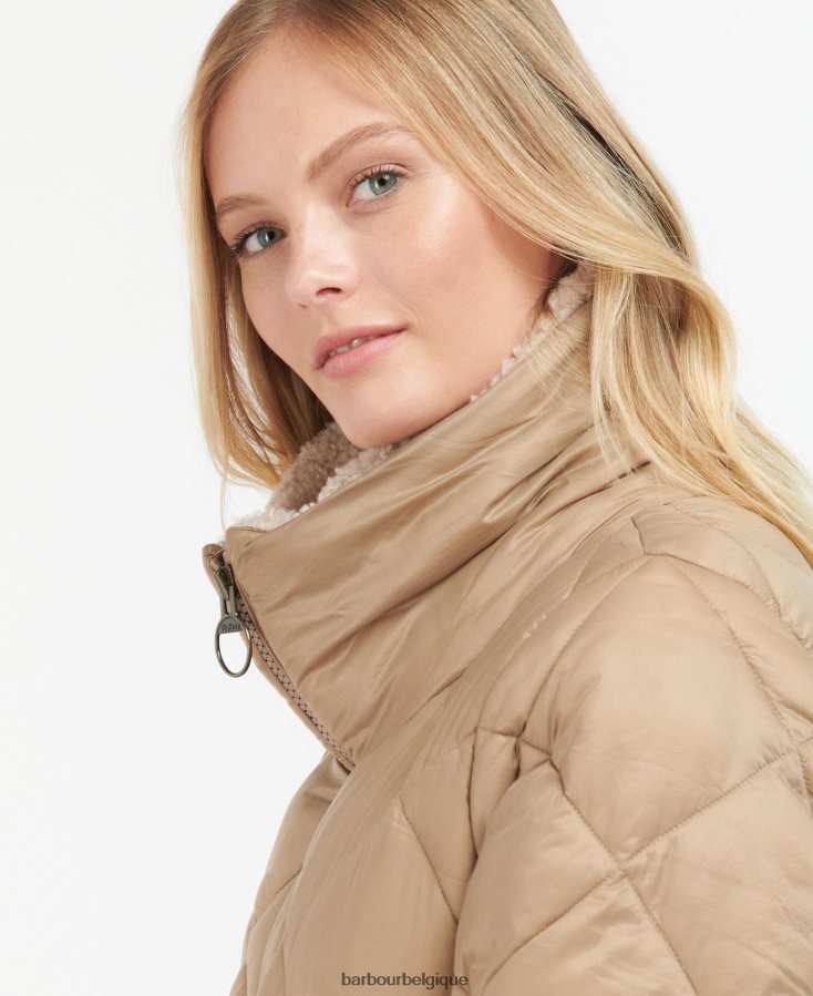 vêtements Barbour veste matelassée kilmory feuille de fougère/tartan classique femmes T2L6ZP1513