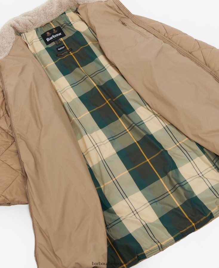 vêtements Barbour veste matelassée kilmory feuille de fougère/tartan classique femmes T2L6ZP1513