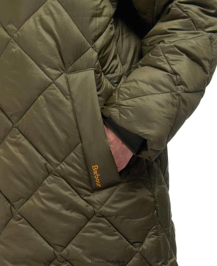 vêtements Barbour veste matelassée kilmory feuille de fougère/tartan classique femmes T2L6ZP1514